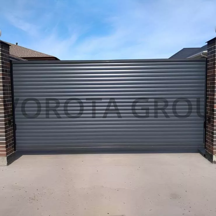 Консольные откатные ворота Doorhan серые 2000x1500