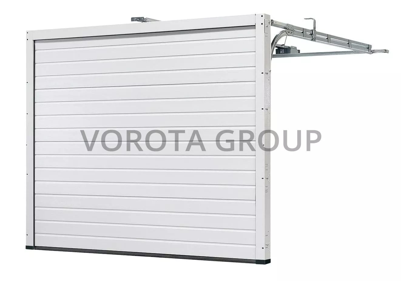 Секционные ворота для гаража Doorhan белые 2200x2000