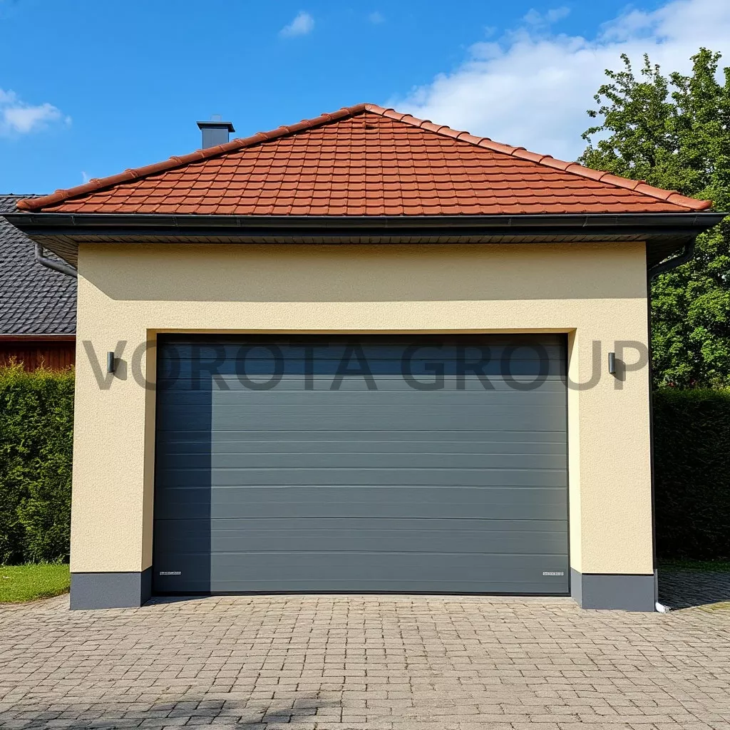 Секционные автоматические ворота zaiger classic top 2500*6000