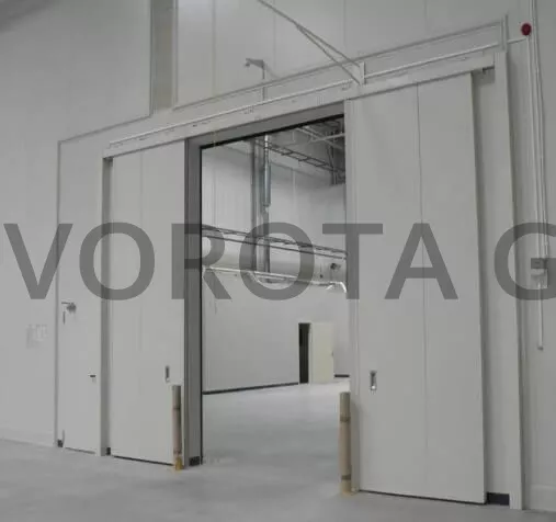 Противопожарные ворота Doorhan белые 2900х3400