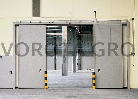 Противопожарные ворота Alutech откатные 3100х2600