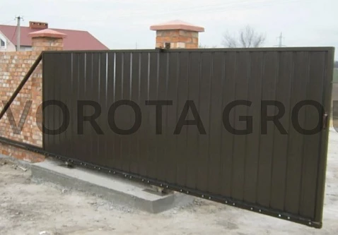 ворота темные 1700х3000
